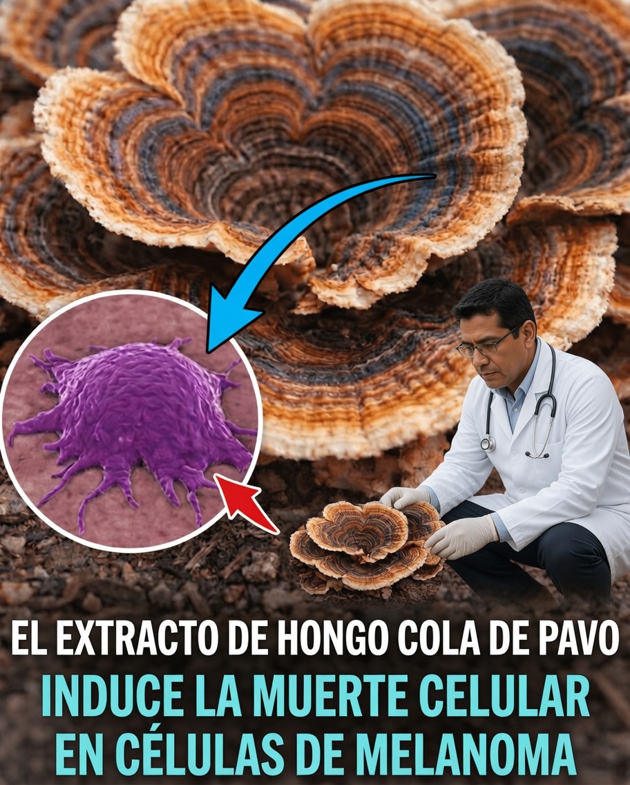 ¿Pueden los extractos del hongo cola de pavo aportar nuevas perspectivas a la investigación sobre células de melanoma?