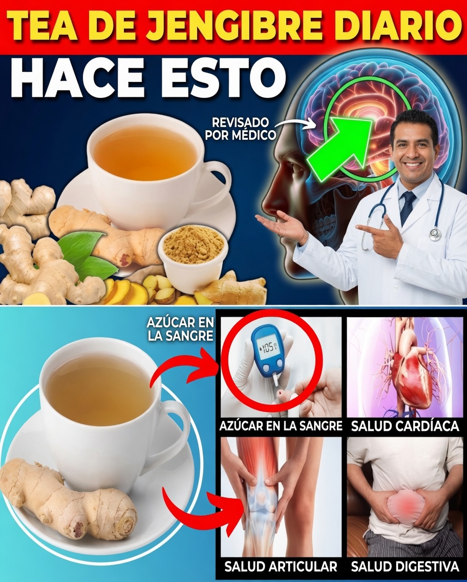 10 Poderosas Razones para Beber Té de Jengibre a Diario para una Vitalidad Natural