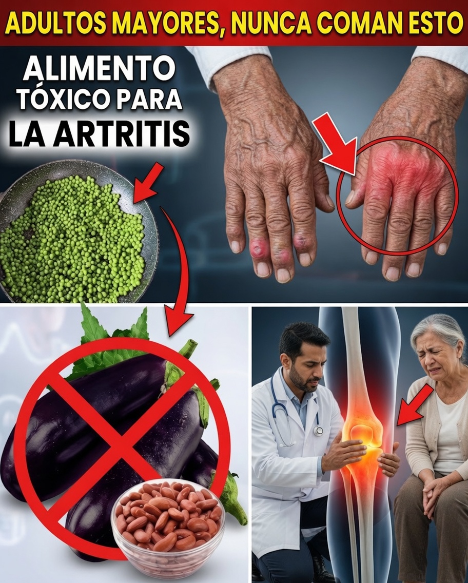Personas mayores, cuidado: 10 alimentos cotidianos que pueden estar empeorando el dolor de la artritis