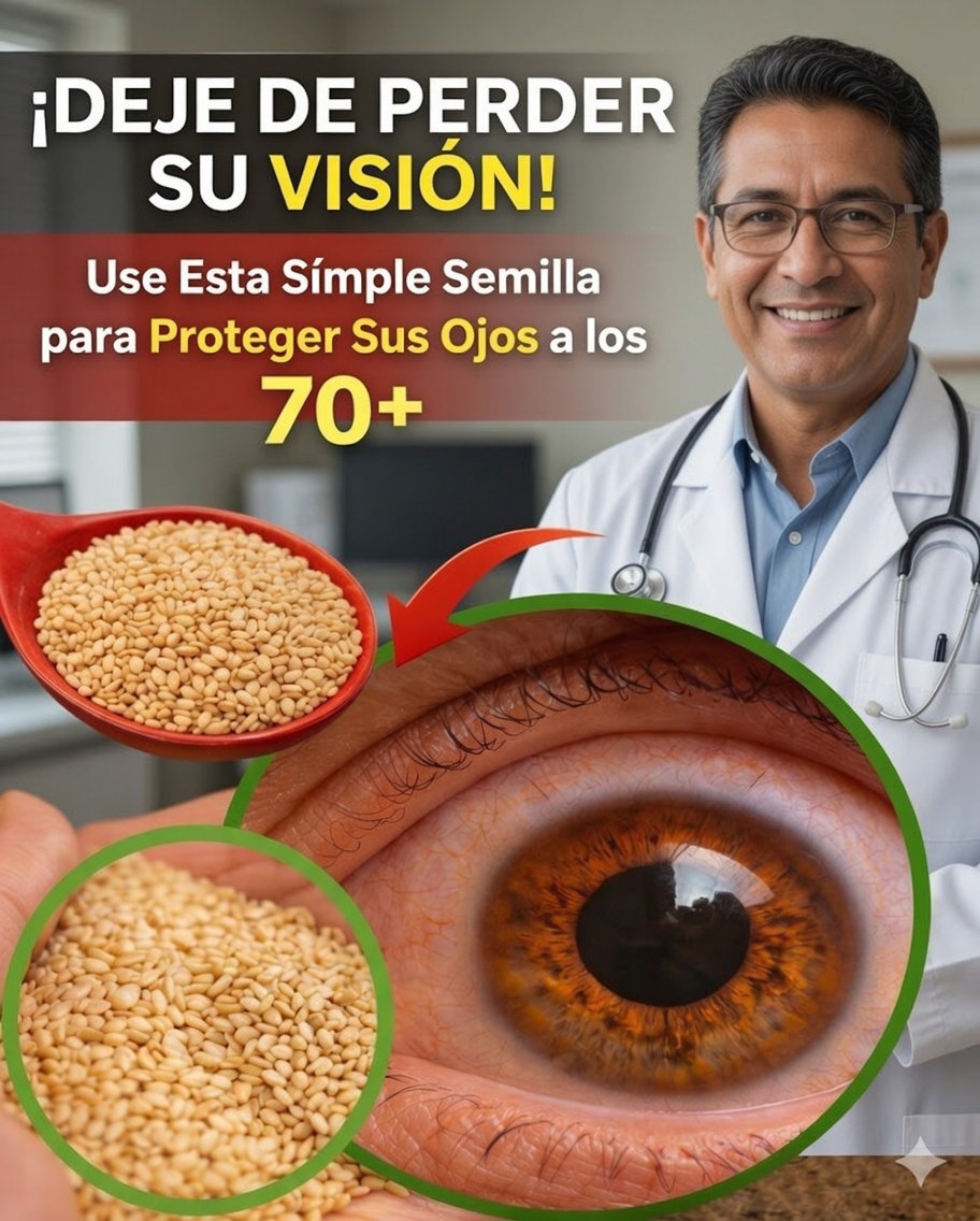 Proteja sus ojos: 3 semillas + 1 fruta para personas mayores