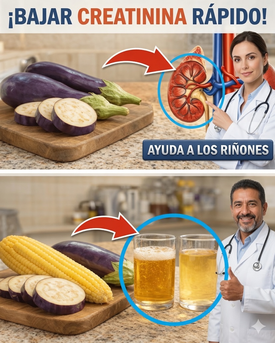 12 superalimentos que pueden ayudar a mantener niveles saludables de creatinina y darles a tus riñones una oportunidad de luchar, incluso cuando el médico dice: «Está aumentando»