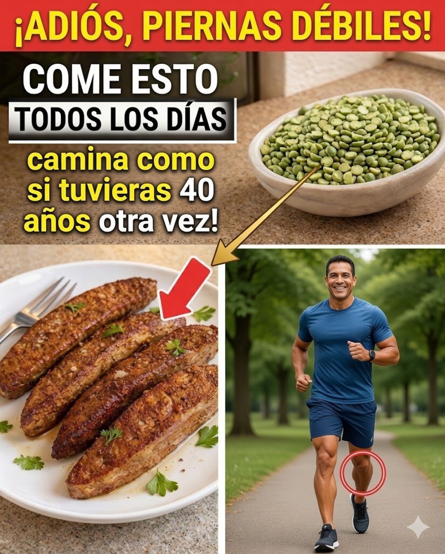 ¿Más de 60? Come esto todos los días: tus piernas pueden mantenerse lo bastante fuertes como para bailar a los 90