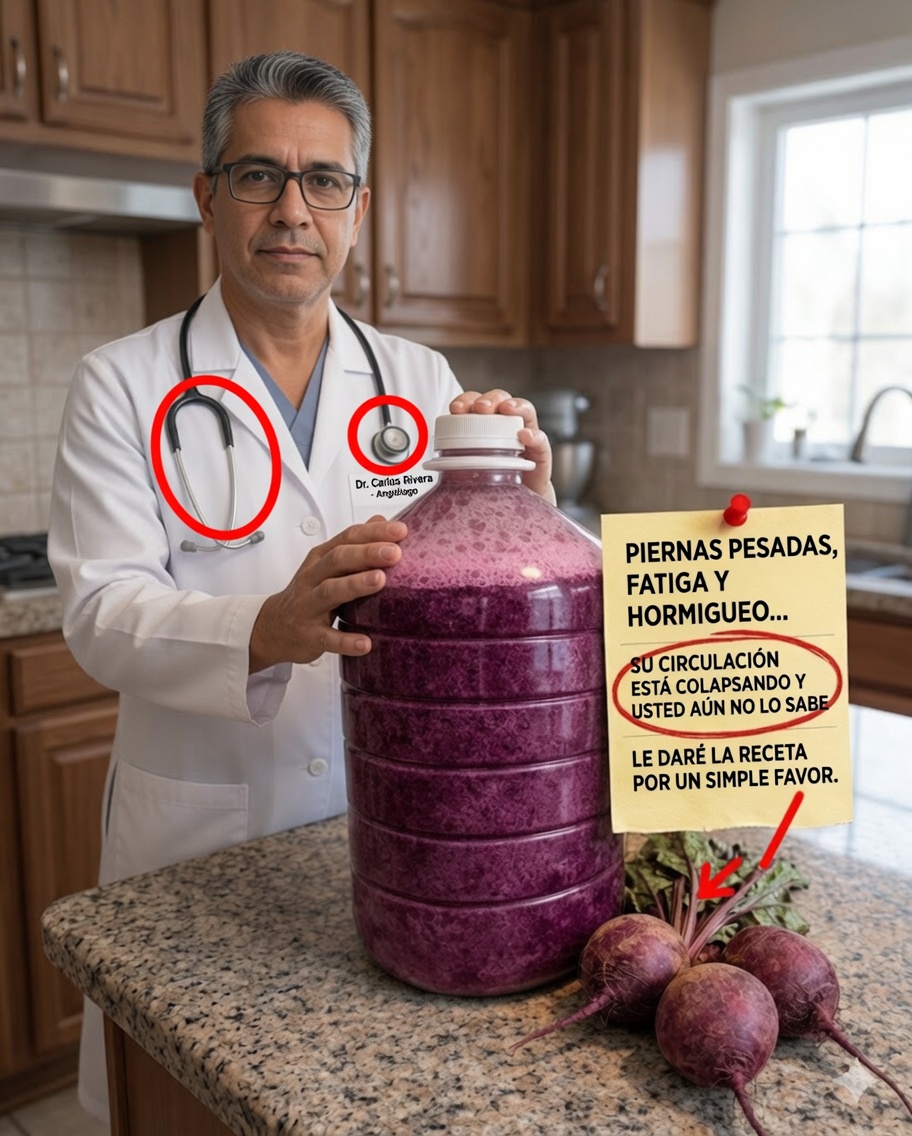¿Piernas pesadas, cansancio y hormigueo? Descubra hábitos sencillos y una bebida de remolacha para apoyar la circulación