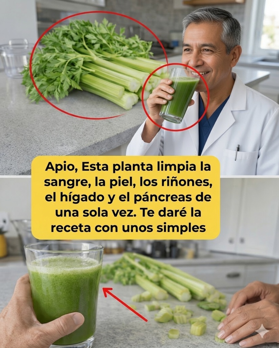 Suco de apio: ¿esta sencilla bebida verde puede apoyar los procesos naturales de desintoxicación de tu cuerpo?