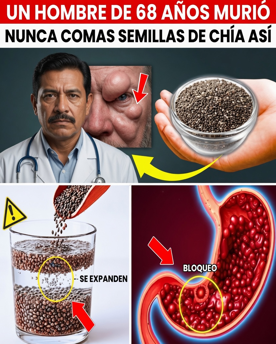 Adultos mayores, cuidado: la forma correcta de consumir semillas de chía para una mejor salud