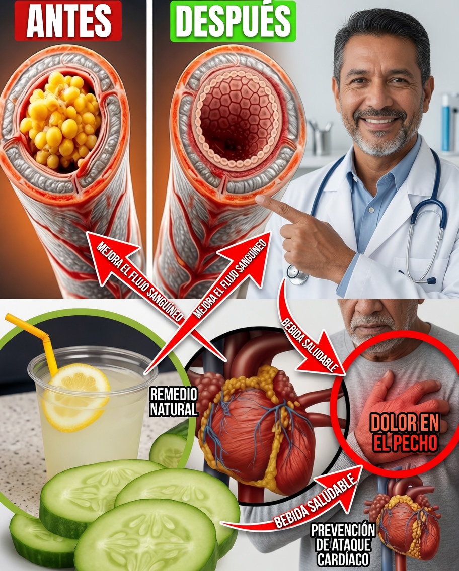 ¿Más de 60? Este sencillo dúo de bebidas diarias puede ayudar a mantener las arterias más limpias de forma natural