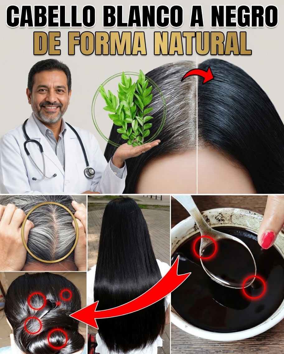 De canas a cabello naturalmente oscuro en solo minutos: 8 poderosos remedios que puedes probar hoy