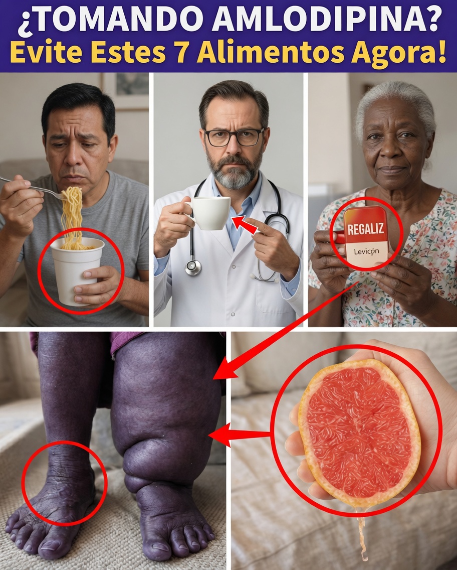 7 alimentos que pueden empeorar silenciosamente los efectos secundarios de la amlodipina (y cambios inteligentes para sentirse mejor rápidamente)