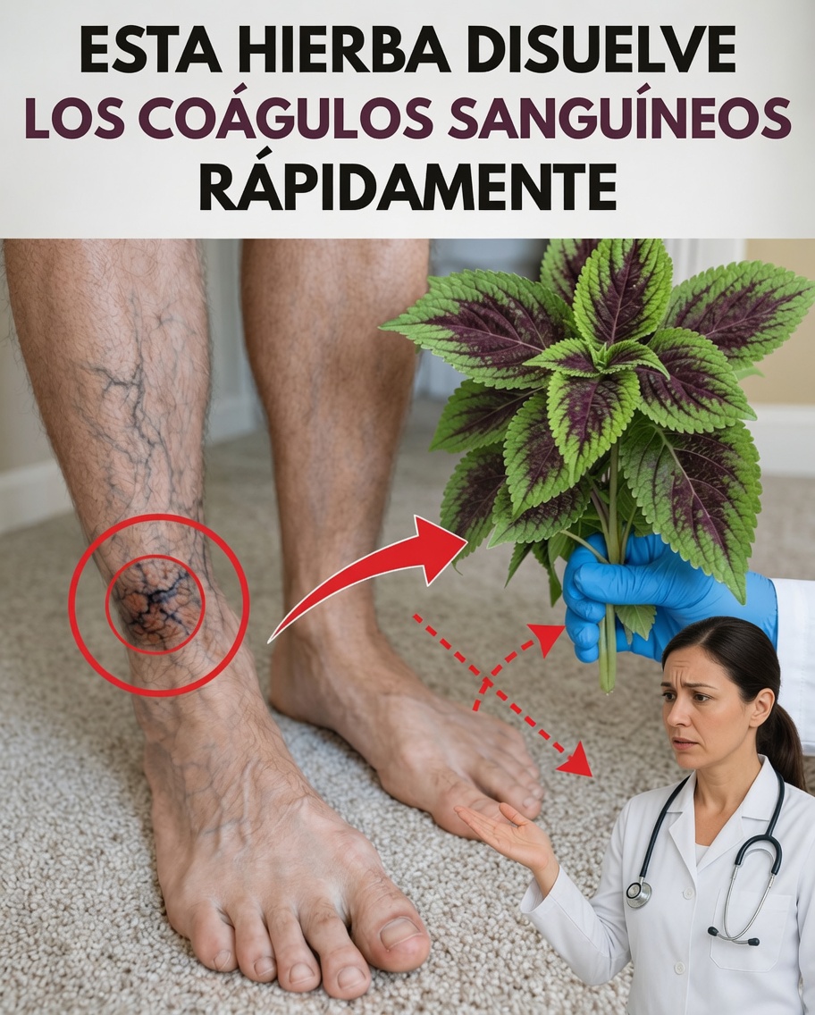6 Hierbas poderosas que pueden ayudar a mejorar la circulación y reducir el riesgo de coágulos de forma natural