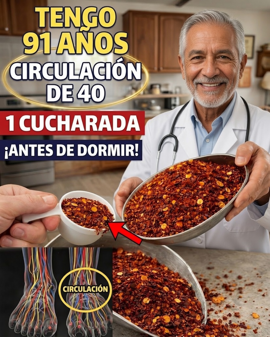 Ancianos: ¿Podría una simple especia antes de dormir mejorar la circulación en las piernas y los pies?
