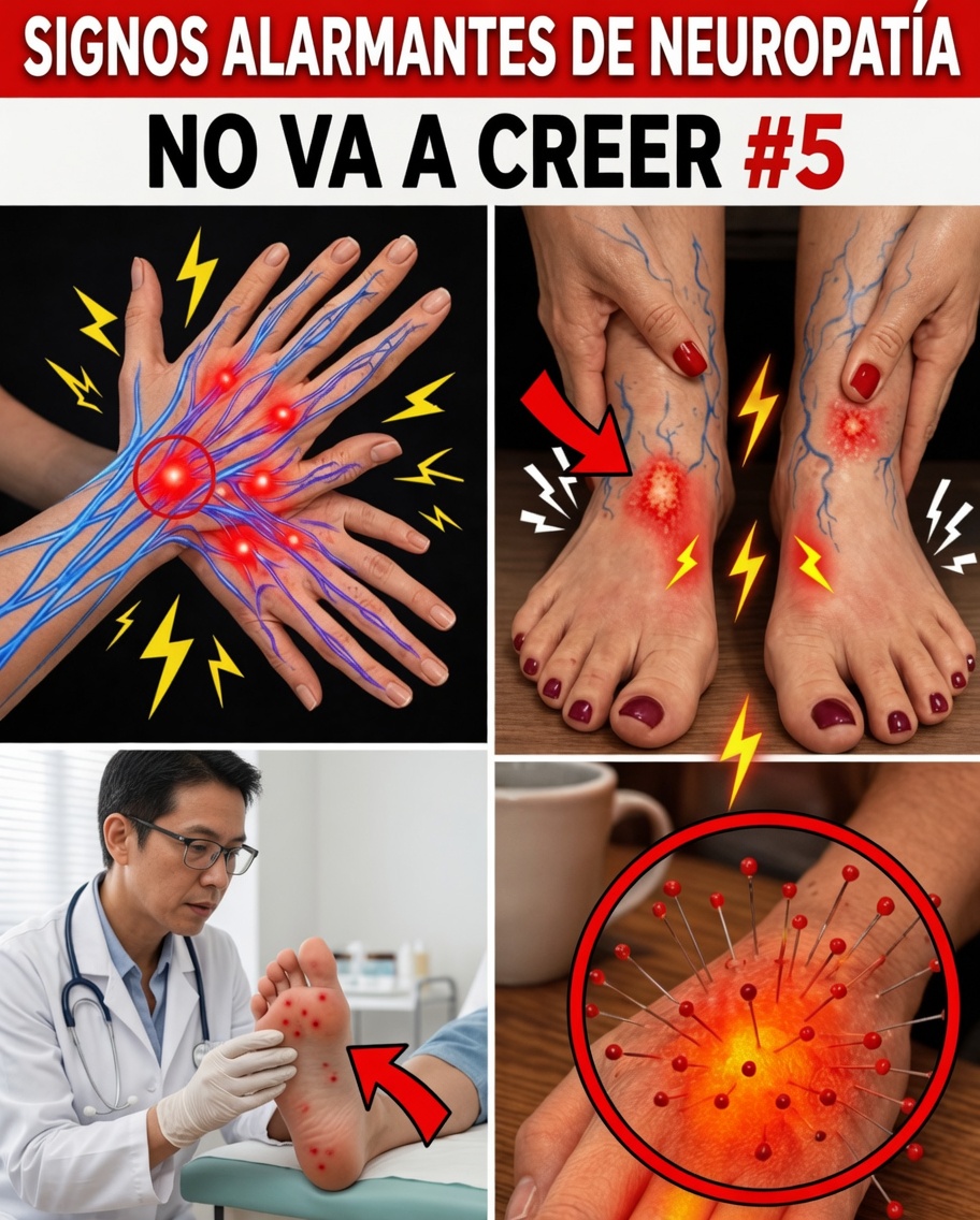 ¿Más de 60 años? 10 señales sorprendentes de neuropatía en las manos y los pies que podrías estar ignorando