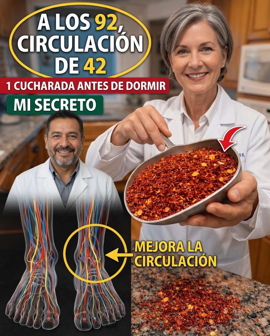 Idosos: ¿Podría una simple especia antes de dormir ayudar a mejorar la circulación en las piernas y los pies?