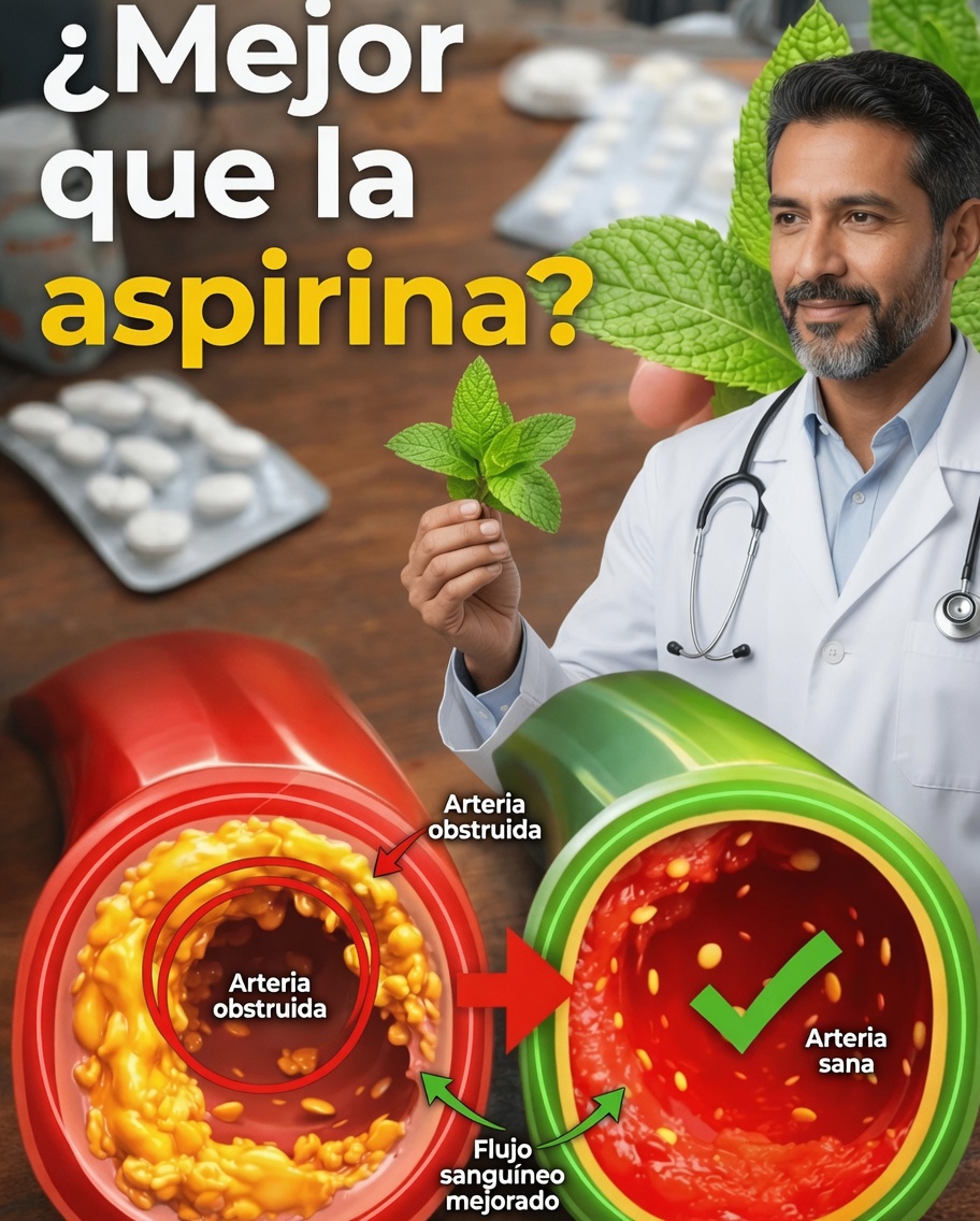 Di adiós a las arterias obstruidas con estos potentes remedios naturales (¡mejores que la aspirina!)