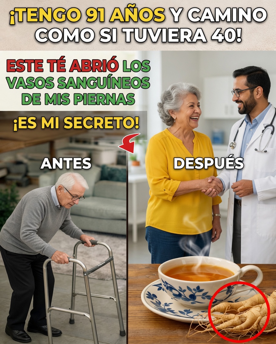 ¿Más de 60? Beba estos 3 tés para reconstruir los músculos y volver a caminar con fuerza
