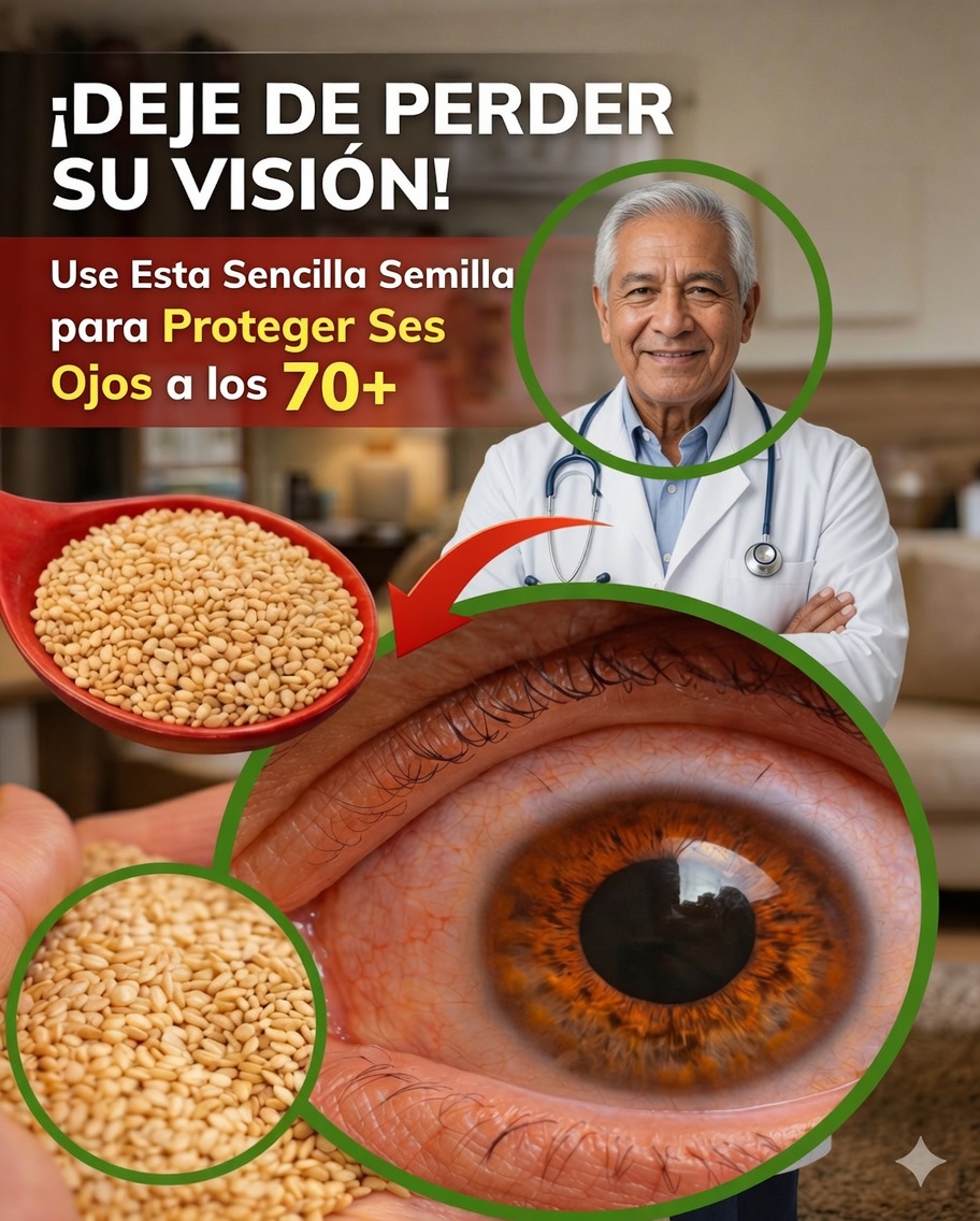 Protege tus ojos: 3 semillas + 1 fruta para personas mayores