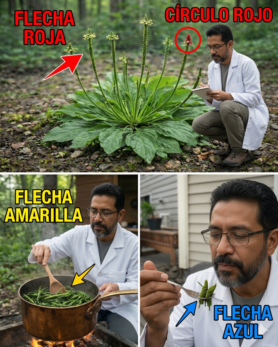 La planta que pisas todos los días puede ser uno de los mayores remedios naturales: llantén (Plantago major)