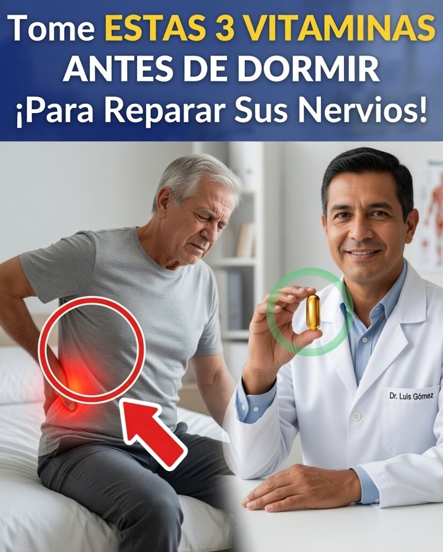 3 vitaminas esenciales por la noche para fortalecer las piernas después de los 60 años