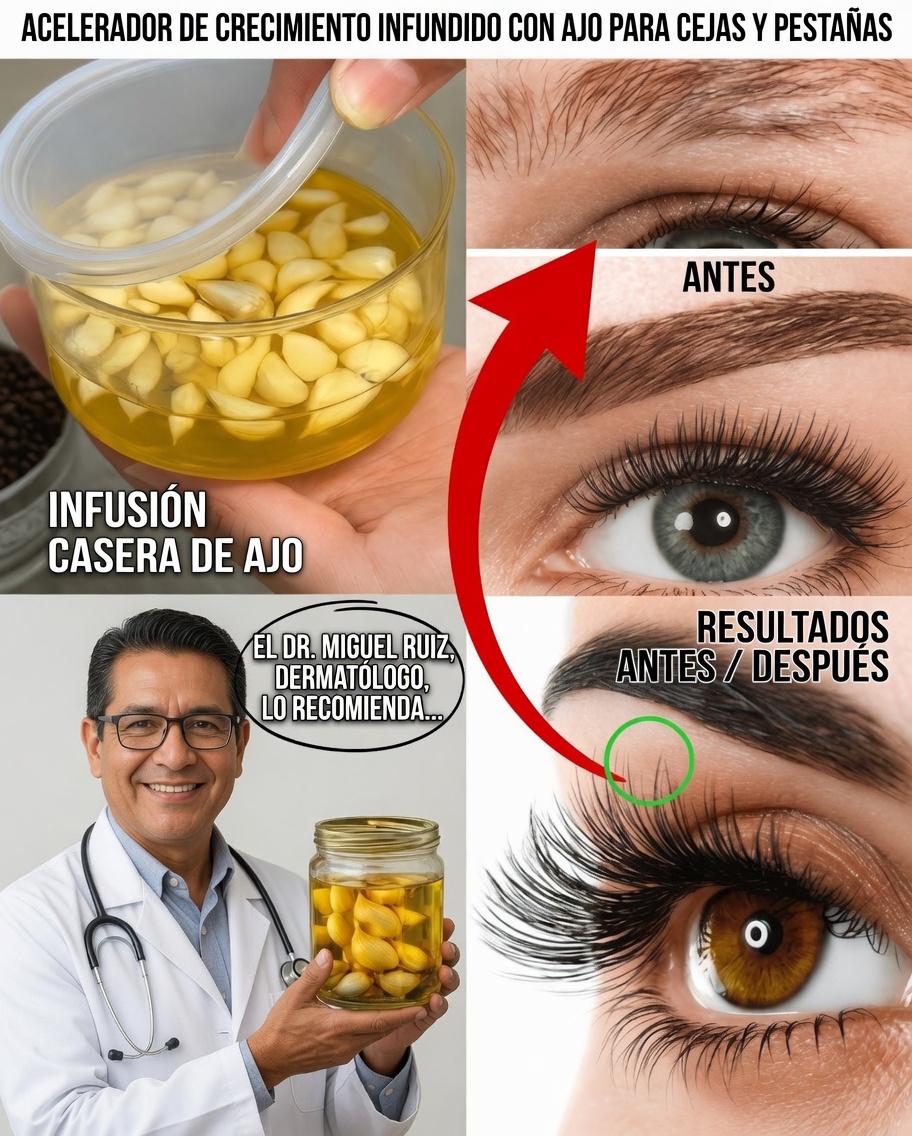 Cejas más pobladas y pestañas más largas de forma natural: el secreto de 2 ingredientes que te has estado perdiendo