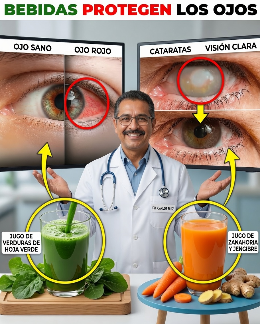 8 bebidas milagrosas para proteger tus ojos y mejorar la visión de forma natural