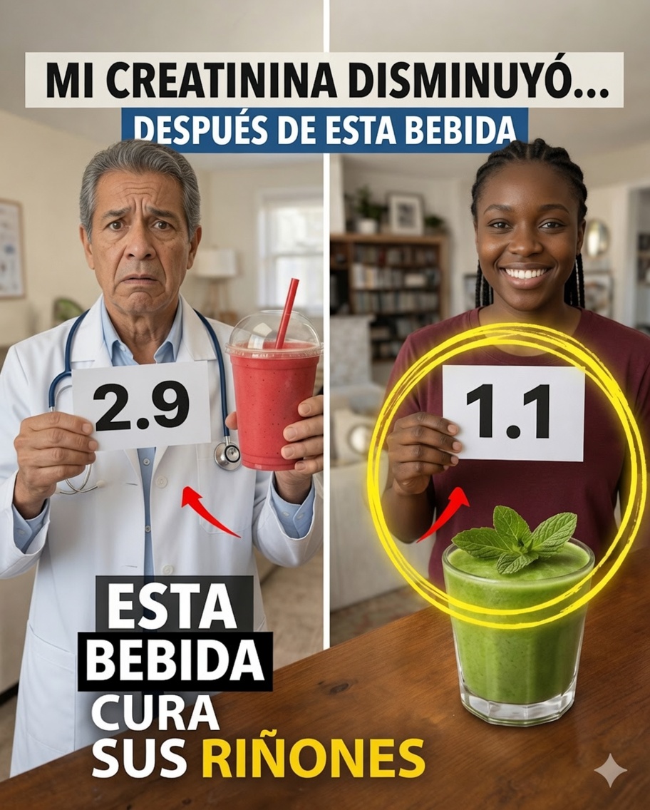 Las 3 mejores bebidas matutinas que pueden ayudar naturalmente a equilibrar la creatinina y cuidar los riñones
