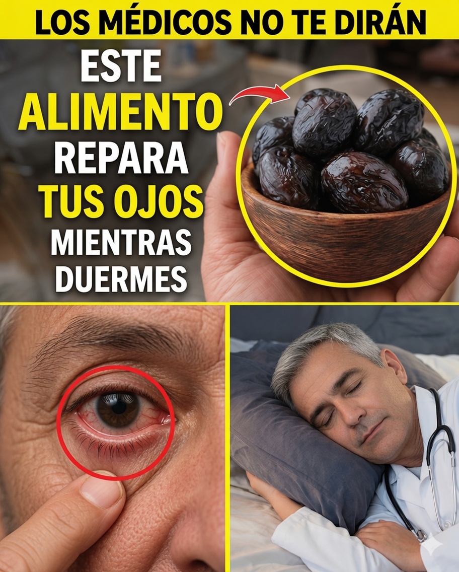 Ancianos: Consuma ESTOS 3 alimentos antes de dormir para reparar sus ojos y mejorar la visión durante la noche