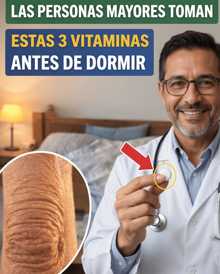 3 Vitaminas Nocturnas Que Pueden Ayudar a Fortalecer las Piernas y Apoyar la Salud de los Nervios Después de los 60