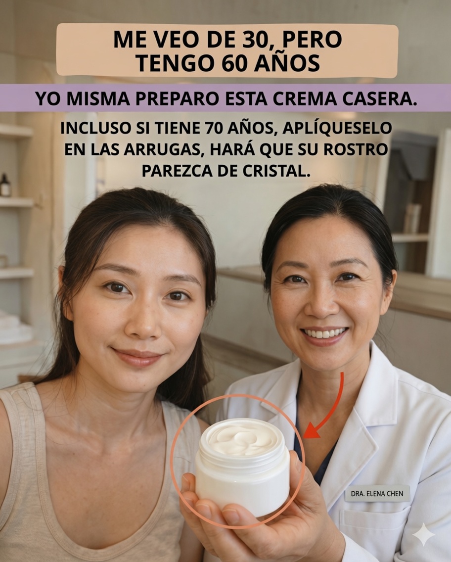 La crema nocturna de 3 ingredientes con bicarbonato que las personas mayores están amando para una piel más lisa y luminosa de la noche al día