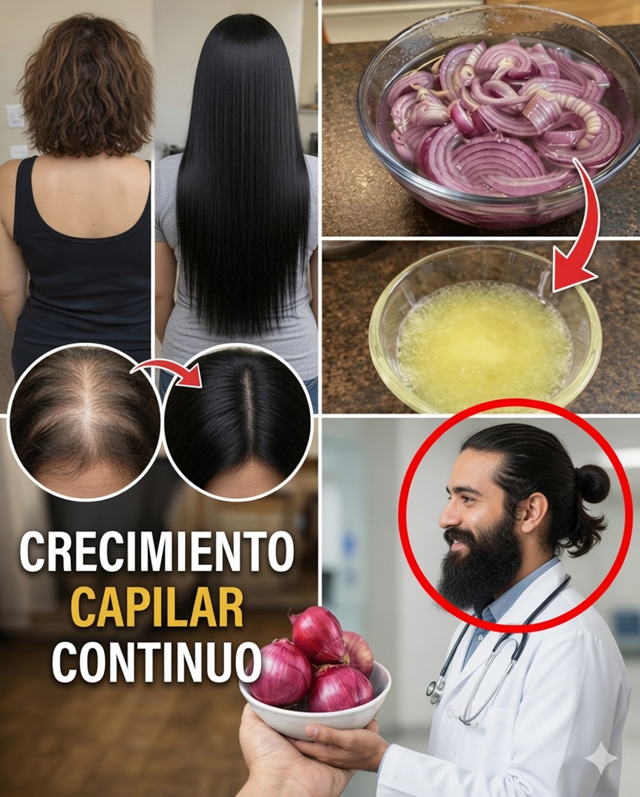 Cómo hacer que el cabello crezca más largo y espeso con cebolla: el truco antiguo que casi nadie conoce