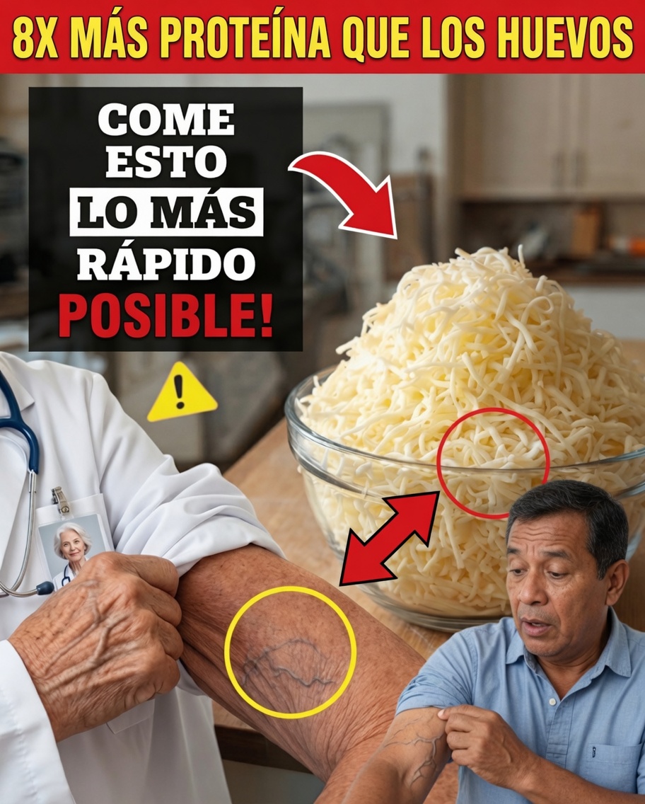 Adultos mayores: ¡Este alimento rico en proteínas supera a los huevos y puede salvar tus músculos!