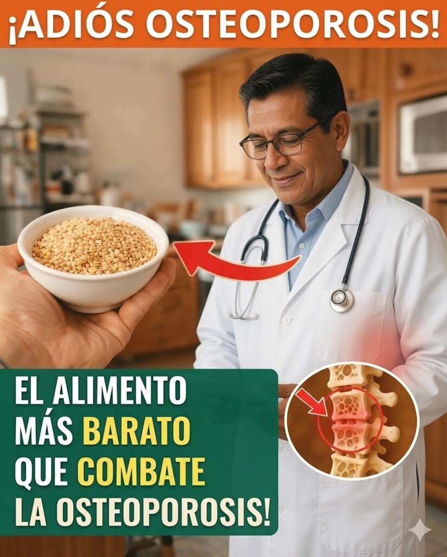 El alimento más barato para combatir la osteoporosis después de los 60: ¡la mayoría de los ancianos lo ignora!