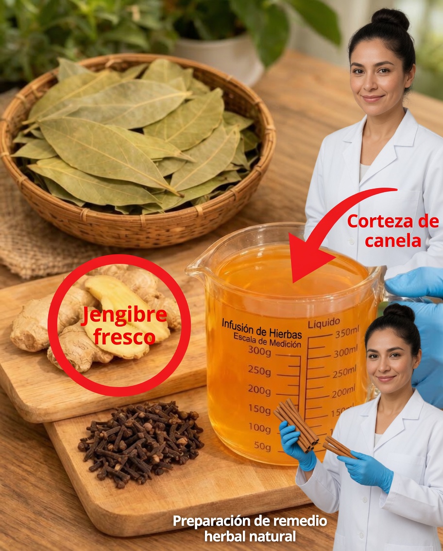 Descubra el Poder Calmante del Té de Jengibre, Laurel, Canela y Clavo