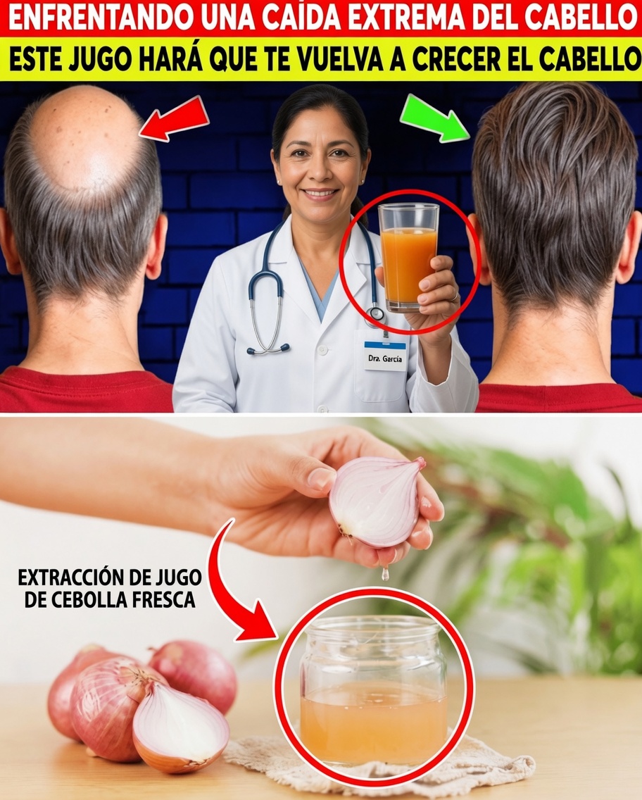 Jugo de cebolla para el crecimiento del cabello: ¿pueden 7 días transformar realmente tu cuero cabelludo de forma natural?