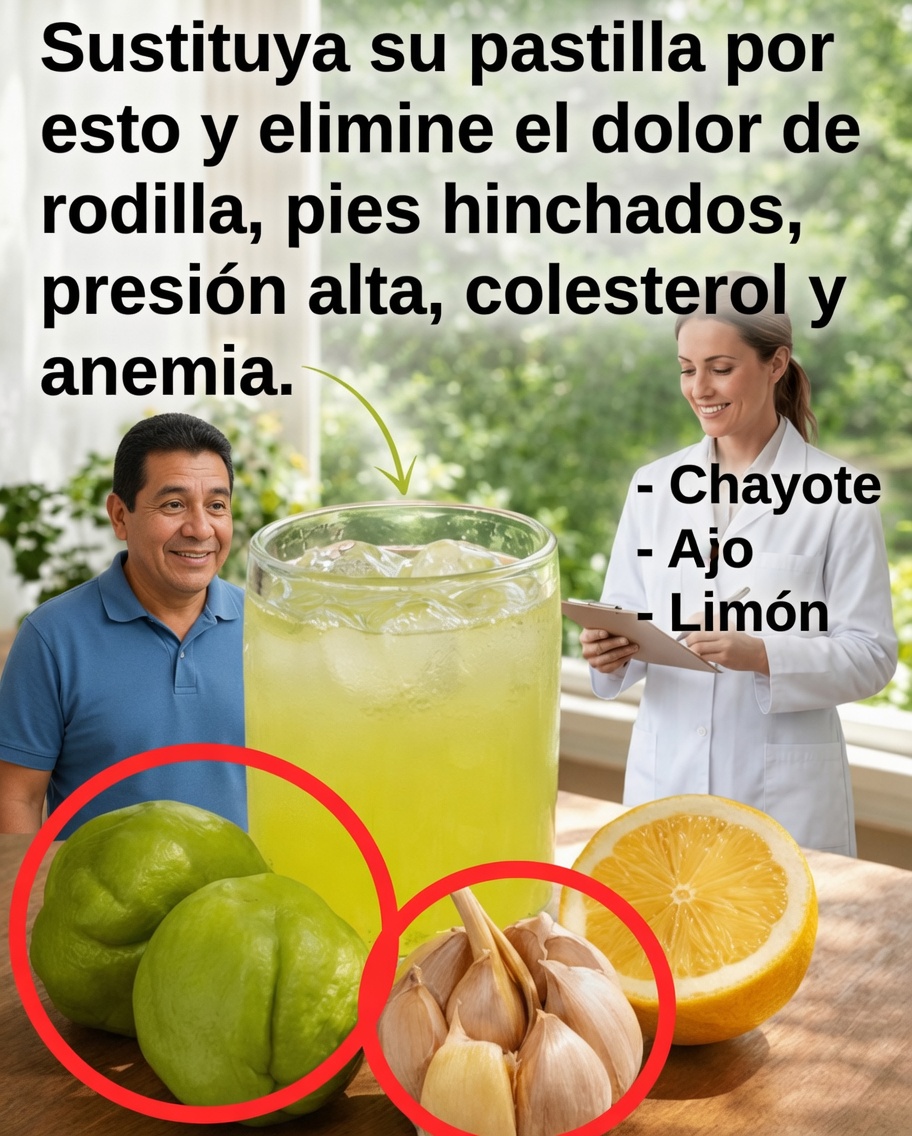 ¿Añadir chayote a tu rutina diaria puede ayudar a aliviar molestias en las rodillas y los pies, y mejorar el bienestar general?