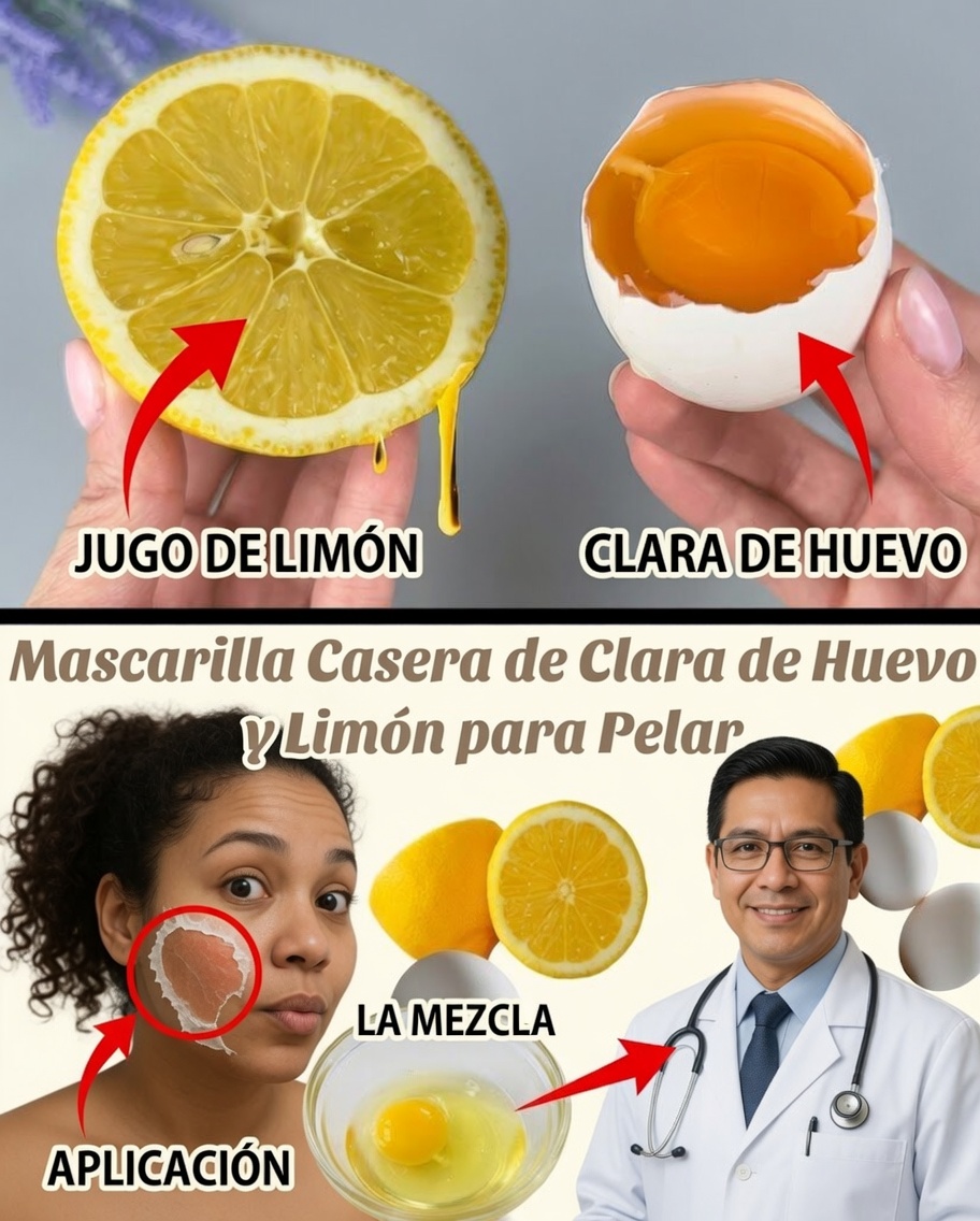 Limón y huevo: el secreto natural para una piel radiante y juvenil