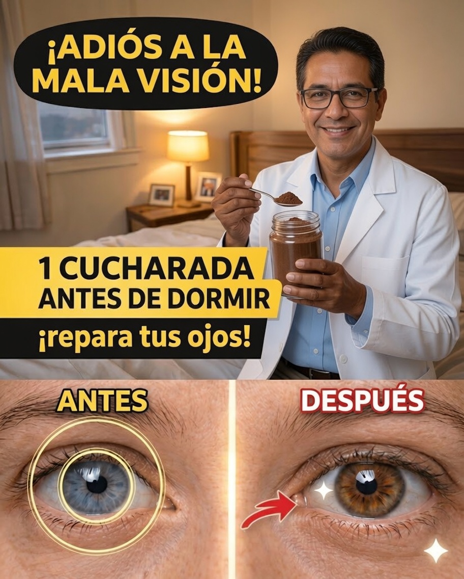 ¿Más de 60? Come esto antes de dormir y despierta viendo como a los 40