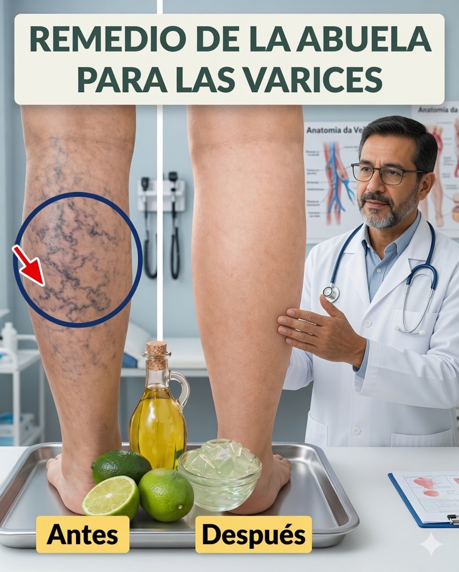 El secreto de la abuela para las várices: aloe vera, vinagre de manzana y limón revelados
