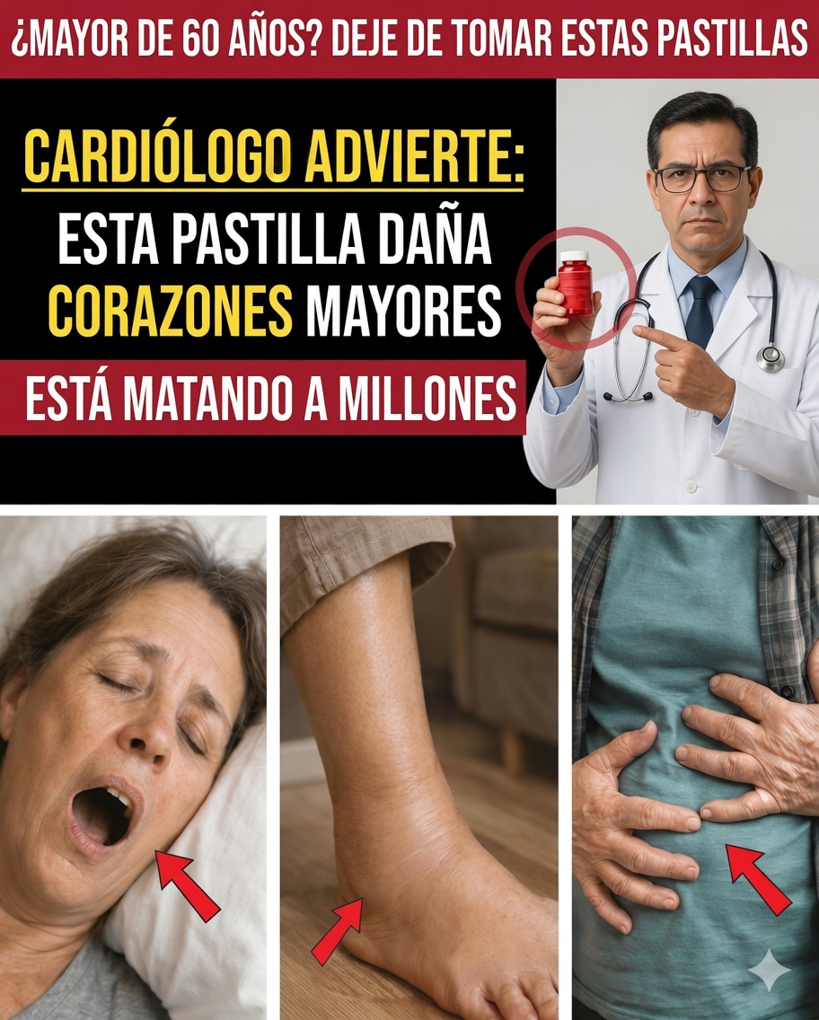 Alerta del cardiólogo: 5 medicamentos comunes que están sobrecargando silenciosamente el corazón después de los 60 (y qué hacer en su lugar)