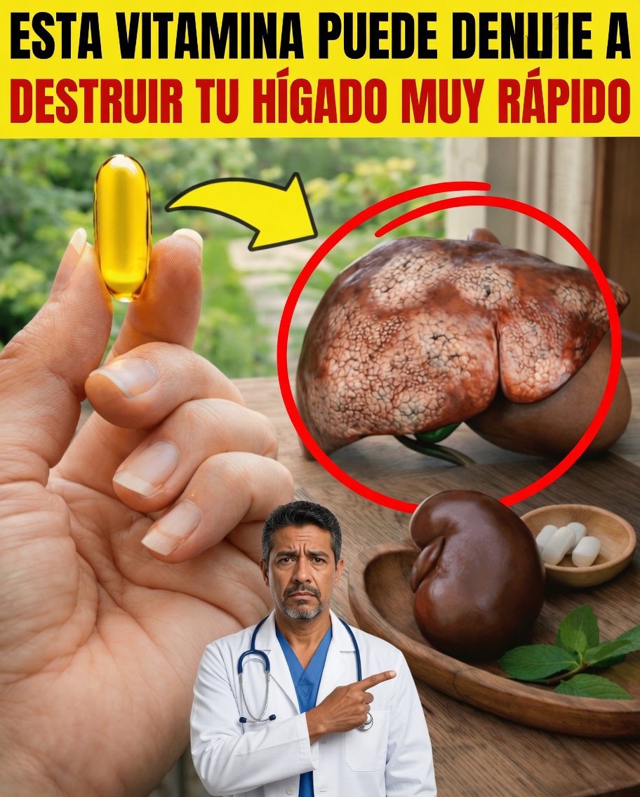 ¿Será que estas 9 vitaminas y suplementos comunes pueden afectar la salud de tu hígado y riñones?