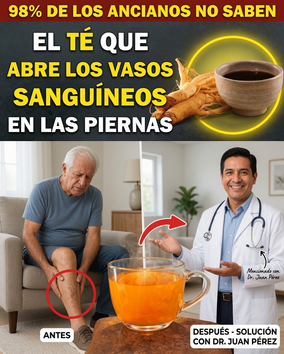 ¿Más de 60 años? Beba estos 3 tés poderosos para recuperar la fuerza muscular y volver a caminar con seguridad
