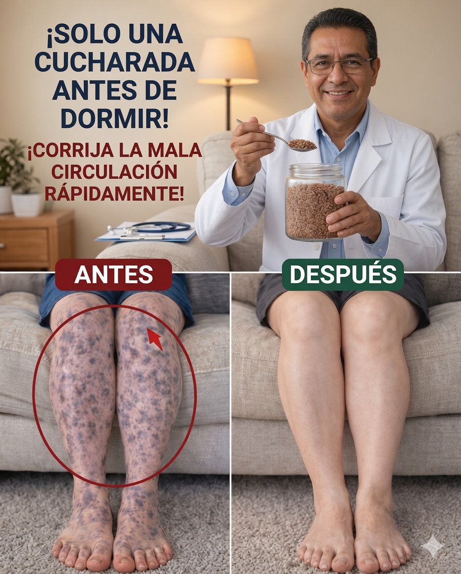 Solo una cucharada antes de dormir: ¿esta mezcla picante puede ayudar a la circulación de las piernas y los pies?
