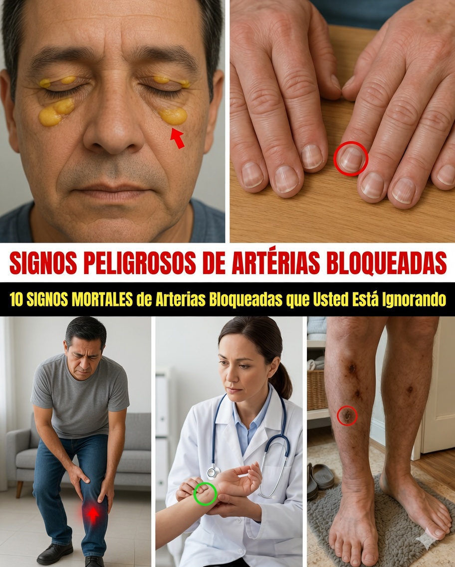 10 señales peligrosas de arterias obstruidas que probablemente estés ignorando: la #10 puede salvarte la vida si se detecta a tiempo