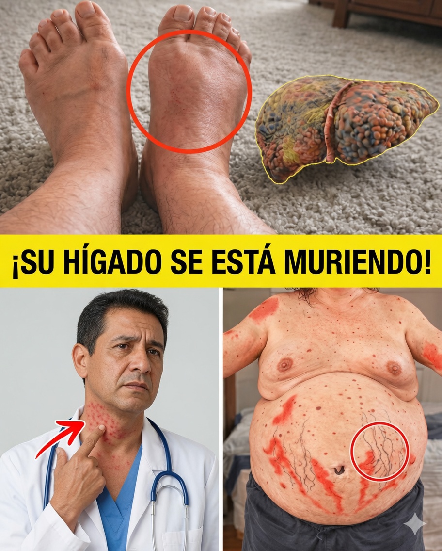 12 señales en los pies que pueden revelar problemas en el hígado: lo que tus pies están tratando de decir
