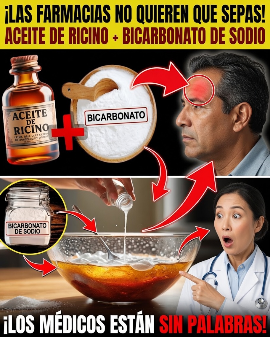 Desbloquea el poder natural del aceite de ricino y el bicarbonato de sodio: 14 formas suaves de apoyar tu cuerpo después de los 60