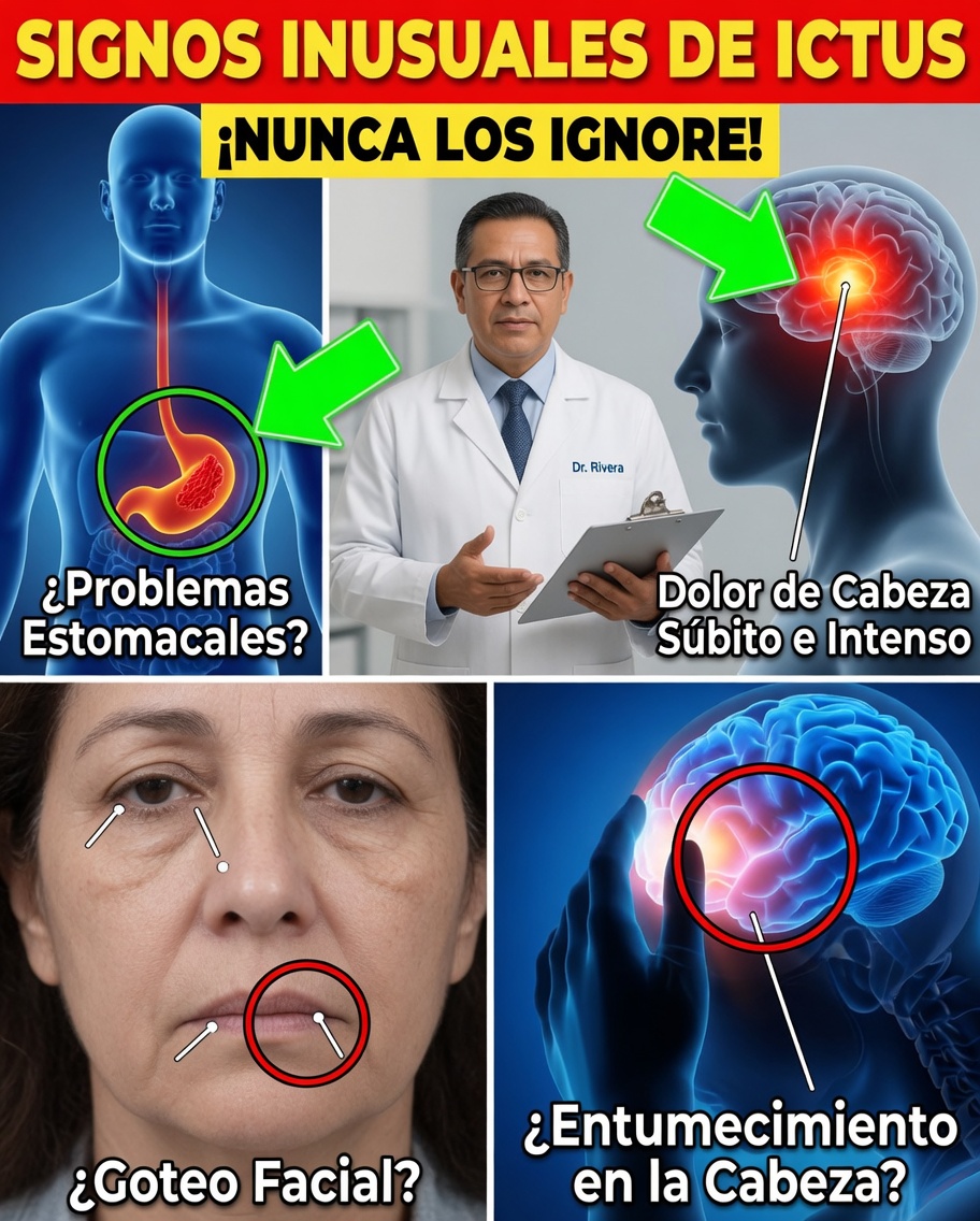 7 Señales de advertencia poco comunes de un accidente cerebrovascular que nunca debes ignorar