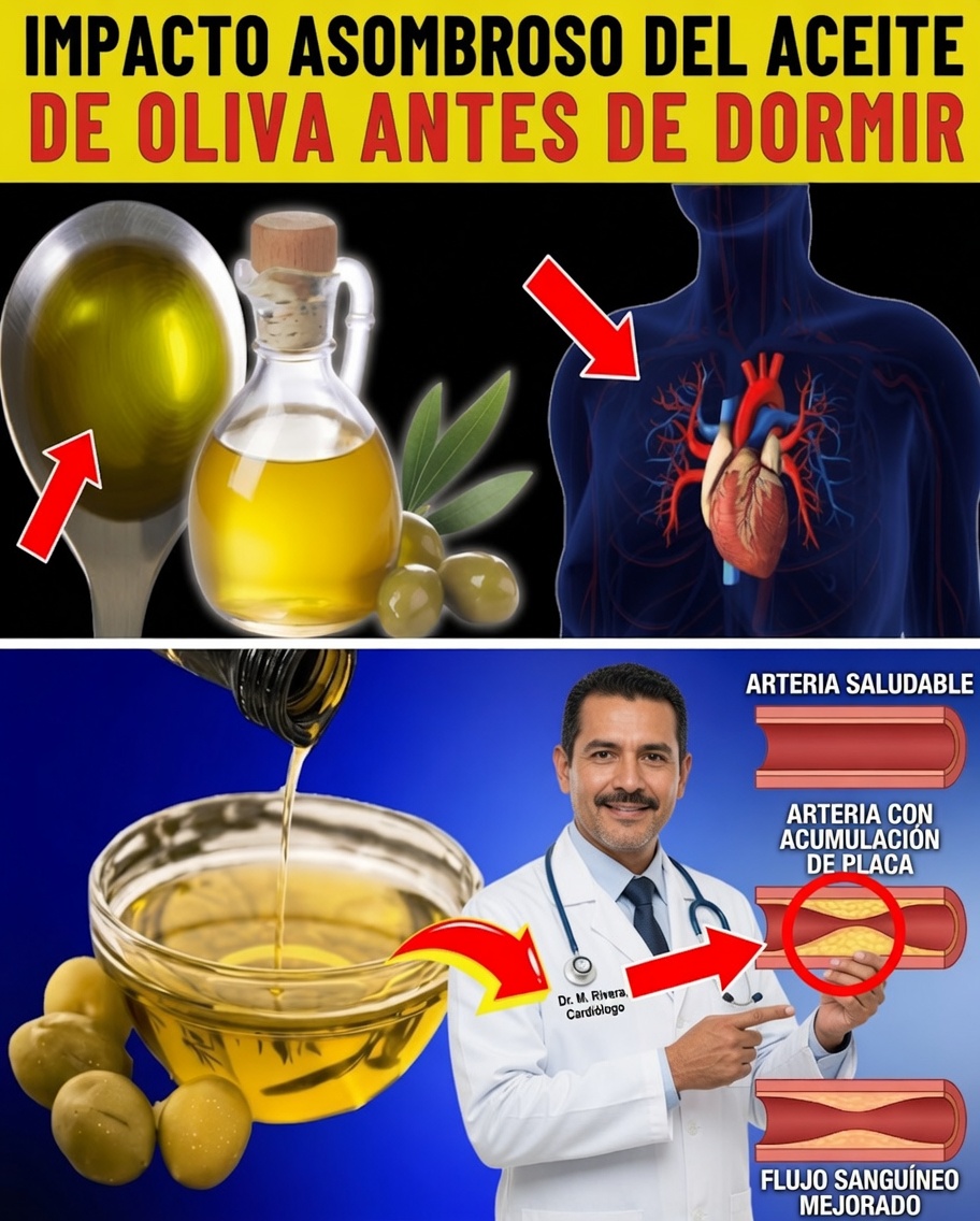 ADULTOS MAYORES: ¿Puede solo 1 cucharada de aceite de oliva por la noche transformar tu cuerpo?