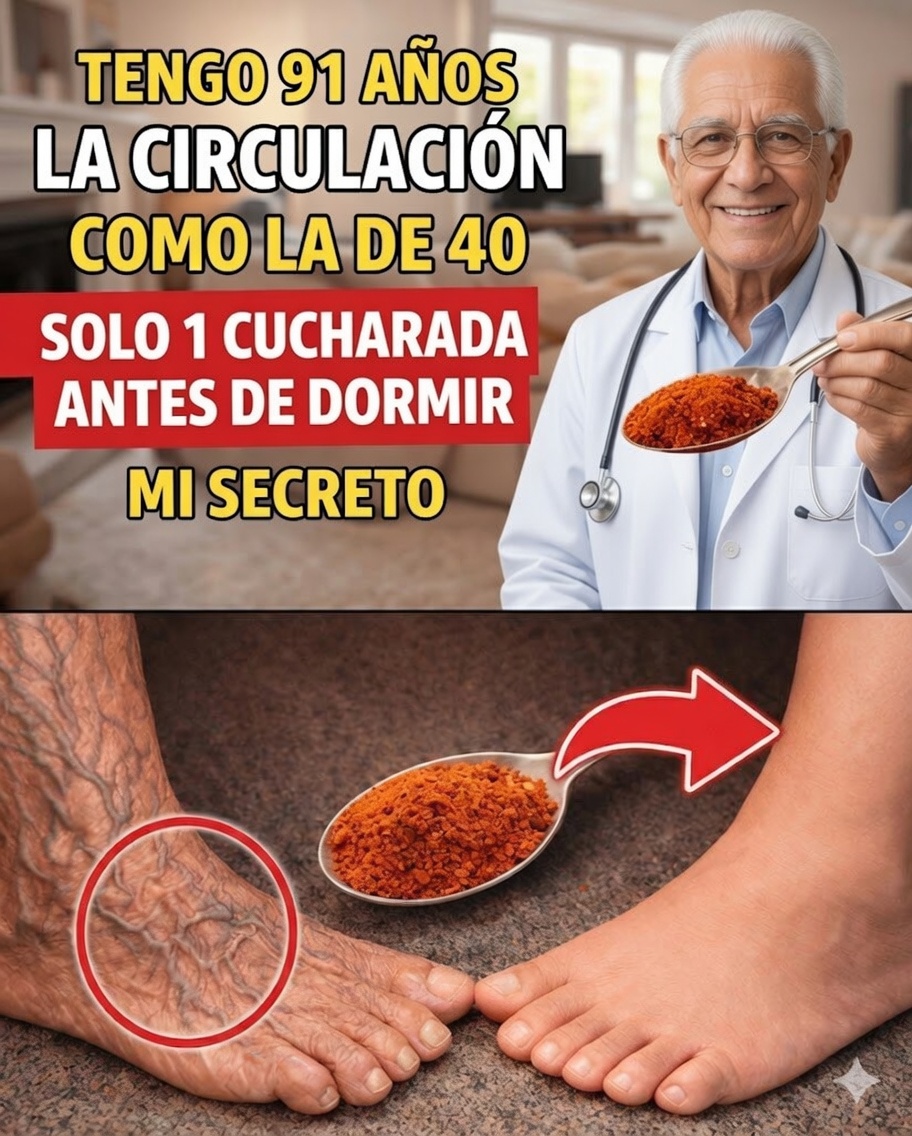 Personas mayores: coma esto antes de dormir para mejorar la circulación en las piernas durante la noche y despertarse con los pies más calientes