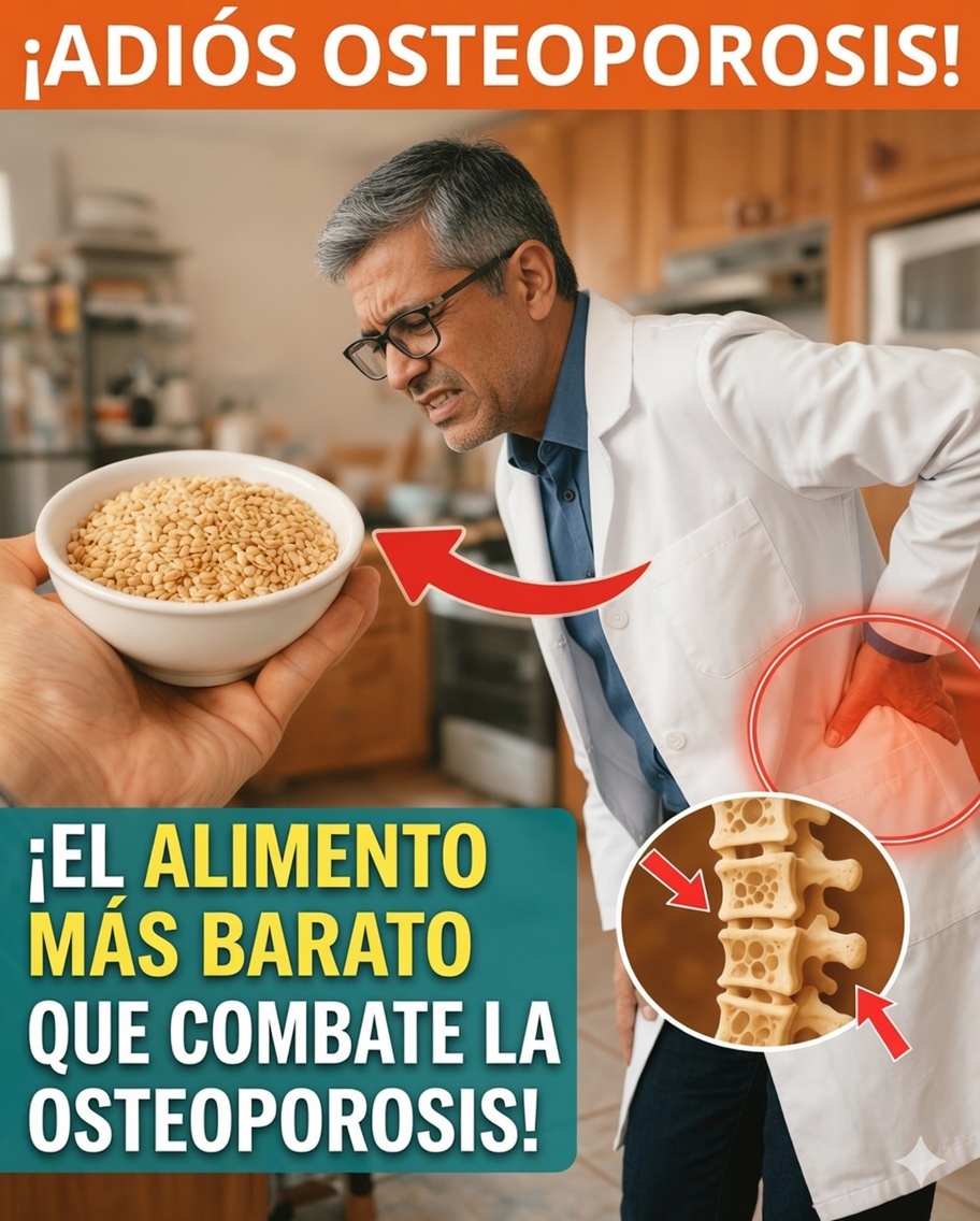 El alimento más barato para combatir la osteoporosis después de los 60 — ¡y que la mayoría de los adultos mayores ignora!