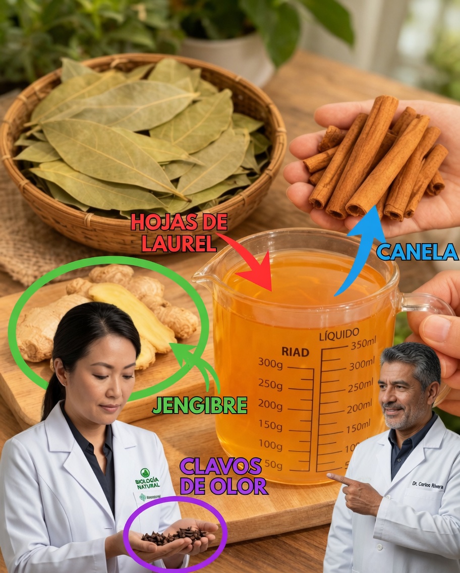 Descubra el poder calmante del té de jengibre, laurel, canela y clavo