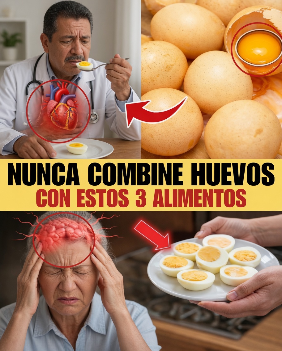 Personas mayores: No combines huevos con estos 3 alimentos: efectos sorprendentes que necesitas conocer después de los 60