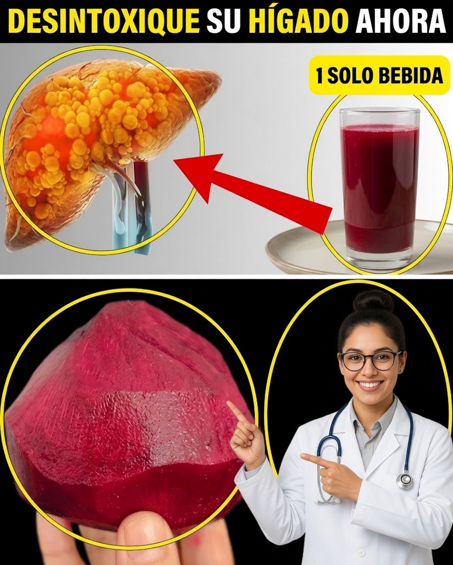 Limpieza natural del hígado y de los vasos sanguíneos: 4 ingredientes poderosos que transforman tu cuerpo